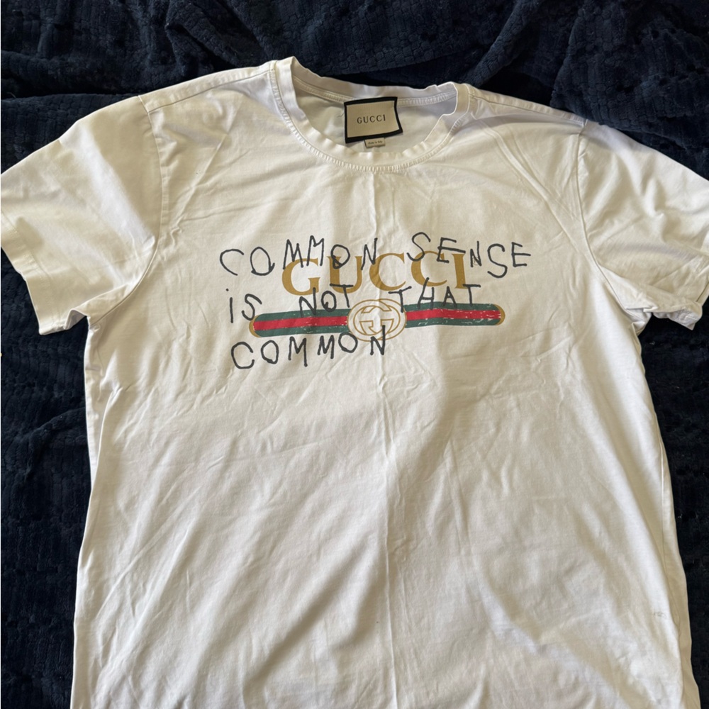 Gucci Logo T Shirt Sz XL